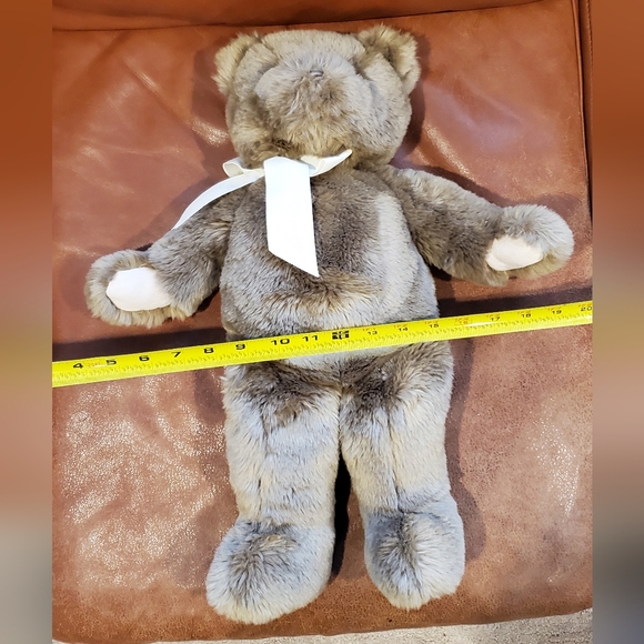 19 inch Gray Pottery Barn Kids Stuffed Animal Plush Toy Birthday Holiday Gift - Picture 6 of 6